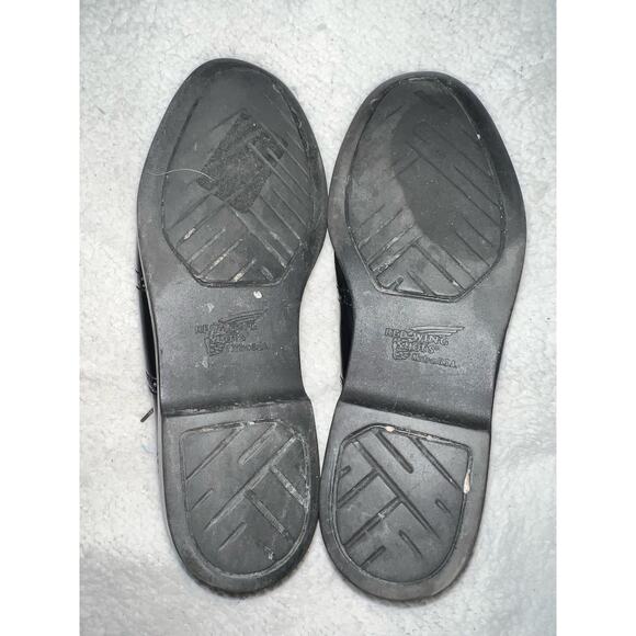 Vintage Red Wing Black Leather Wingtip Brogues Shoe -  Size 8.5 - Picture 12 of 12